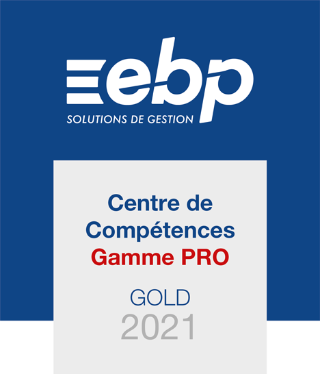Editeur partenaire EBP certifié Centre de Compétences Gamme PRO GOLD 2021 à la réunion 974 et mayotte 976  