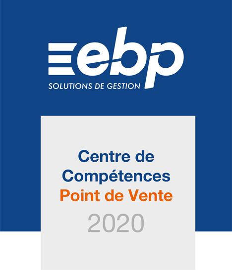 Editeur partenaire EBP certifié Centre de Compétences Point de Vente 2020 à la réunion 974  et mayotte 976 