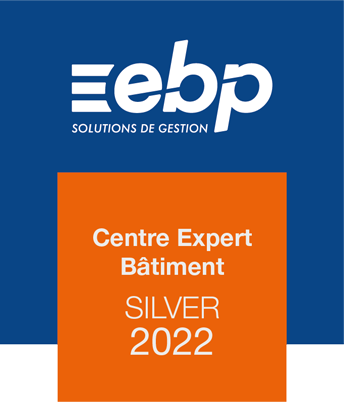 Editeur partenaire EBP certifié  Centre Expert Batiment SILVER 2022 à la réunion 974 et mayotte 976 